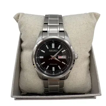 세이코 SEIKO 자동 감기 기계식 블랙 손목시계
