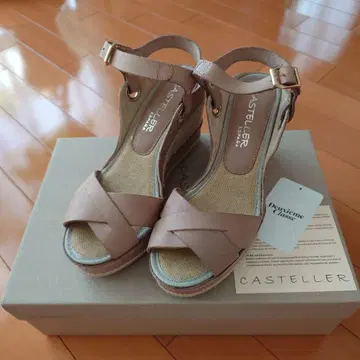 새상품 DeuxiemeClasse CASTELLER 웨지 샌들 35