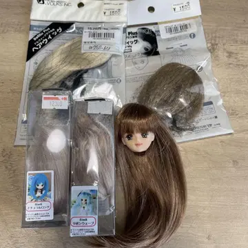 인형 가발 4인치