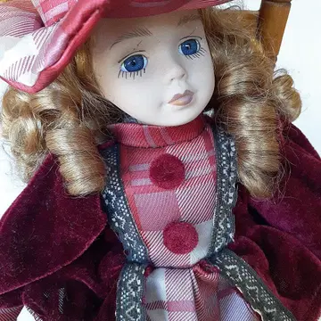 빅토리아 스타일 인형 프랑스 인형 앤티크 레트로