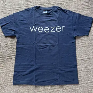 90s weezer/ROCK MUSIC 네이비 티셔츠 L