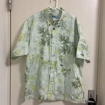 Shisa Tropical Wear 반팔 알로하 셔츠 4L