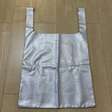 MB 가죽 토트백 실버
