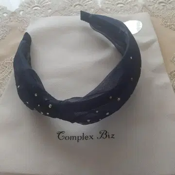 Complex Biz 네이비 머리띠 비쥬 포함