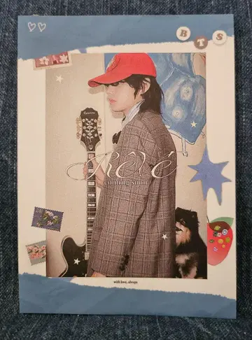 재고 2개. BTS 테테 메모장 20매 한국제 제작자 태현