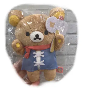 리락쿠마 스토어 한정판  매달린 봉제 인형 다라다라 요정 마스코트 키체인