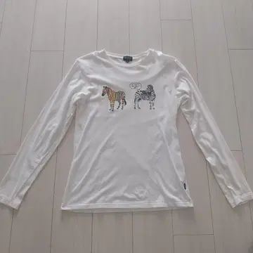 폴스미스 제브라 프린트 긴팔 티셔츠 M