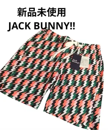 새상품! Jack Bunny!! 올 패턴 골프 하프 팬츠 사이즈 5