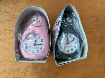 바바파파 탁상시계 아빠와 엄마 2개 세트