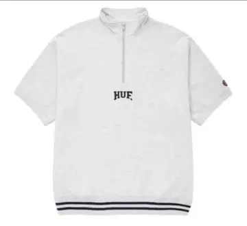 HUF 하프 지퍼 그레이 트레이닝복
