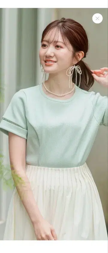 Maison Echelle 패널 라인 리브 풀오버