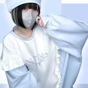 NUTA DE MIC 천사가 되어라! 맨투맨 저지 저리