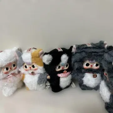 babythree 봉제 인형 고양이 시리즈 5마리 세트