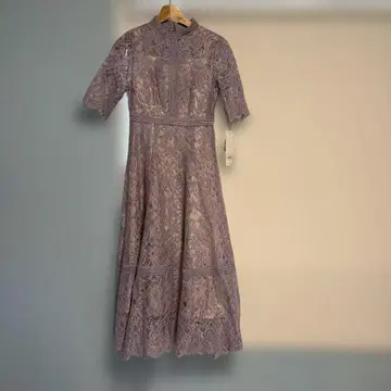 도리 인형 라벤더 레이스 드레스 S 사이즈