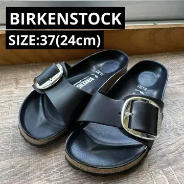 BIRKENSTOCK 빅 버클 마드리드 블랙 37(24cm)