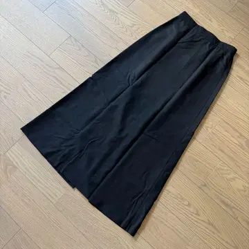 L'ESSAGE 블랙 롱 스커트 저널 스탠다드