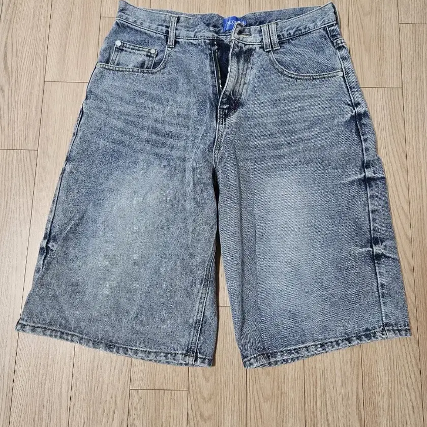 30] Dekete Wide Bermuda Denim Pants Shorts Vahn Pants on
