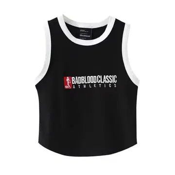 BADBLOOD CLASSIC 블랙 크롭 탑