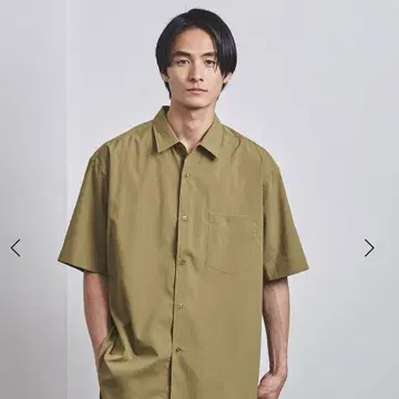 애로우즈 포플린 솔리드 숏 슬리브 셔츠 S 시착만 한 상품 새상품급