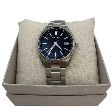 SEIKO 네이비 쿼츠 SEIKO 셀렉션 손목시계 솔라
