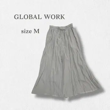 택 포함! GLOBAL WORK * 살살 릴랙스 플레어 와이드 팬츠