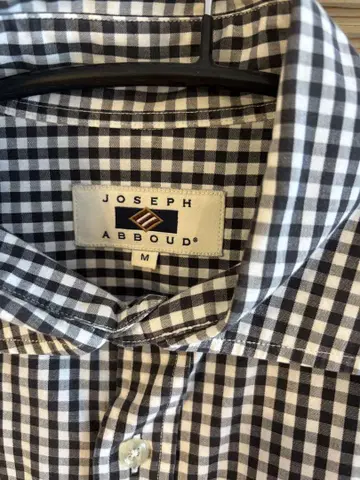 JOSEPH ABBOUD 셔츠 고급 체크 새상품급