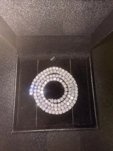 테니스 목걸이 51cm 폭 4mm