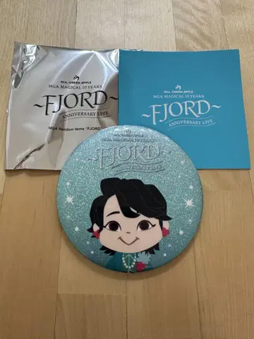 미세스 그린 애플 오모리 모토키 FJORD 피요르드 배지 굿즈 라이브