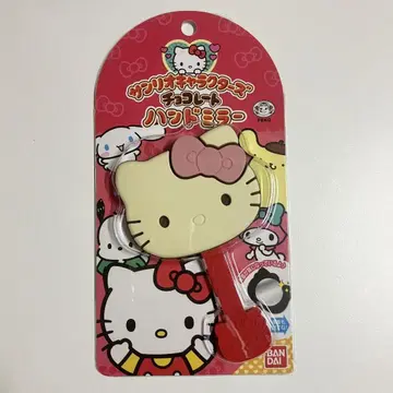 산리오 초콜릿 핸드 거울 키티