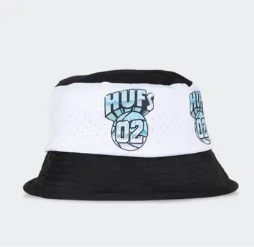 HUF 버킷 햇 화이트/블랙