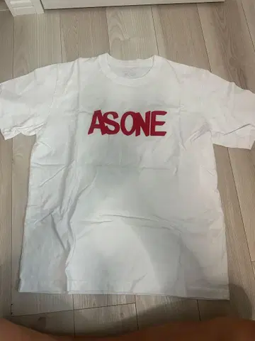 사카이 ASONE 로고 티셔츠 화이트 sacal