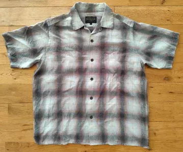 PENDLETON 펜들턴 옴브레 반팔 셔츠 체크 무늬 S