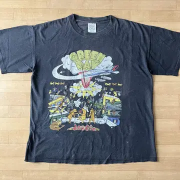 초레어 Green Day 1994년 빈티지 Dookie 티셔츠 XL