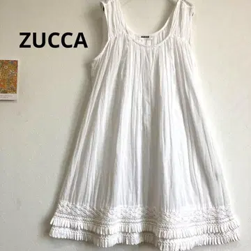 ZUCCa 주카 슬리브리스 원피스 프린지 개더 보헤미안
