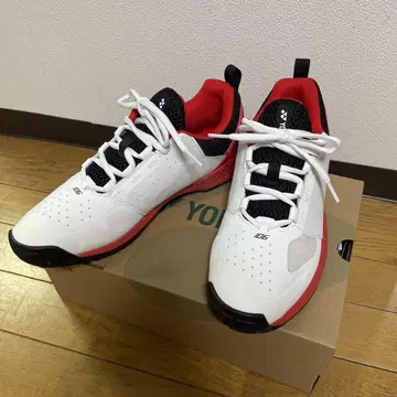 YONEX 테니스화 파워 쿠션 106 화이트/레드