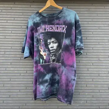 USED Jimi Hendrix 타이다이 티셔츠