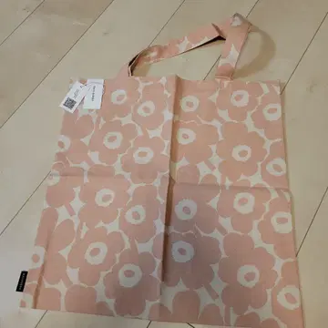 마리메코 꽃무늬 에코백 핑크