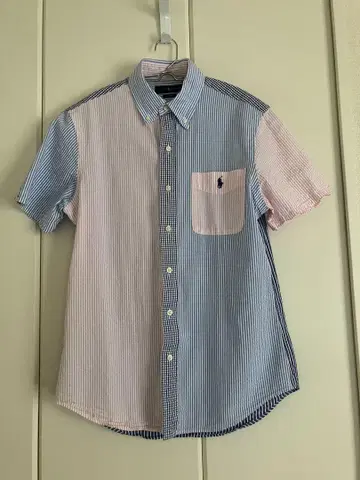 Ralph Lauren 랄프 로렌 시어서커 반팔 셔츠 크레이지