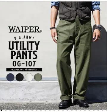 WAIPER 유틸리티 팬츠 OG-107 올리브