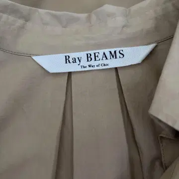 Ray BEAMS 셔츠 베이지
