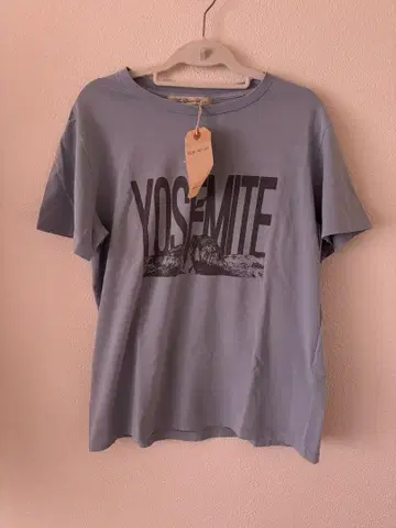 REMI RELIEF Yosemite 티셔츠 반팔 라이트 블루