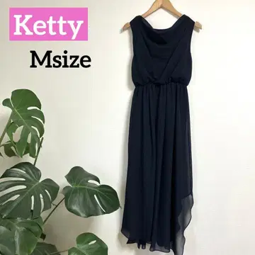 ketty 케티 네이비 쉬폰 슬리브리스 원피스 M 사이즈