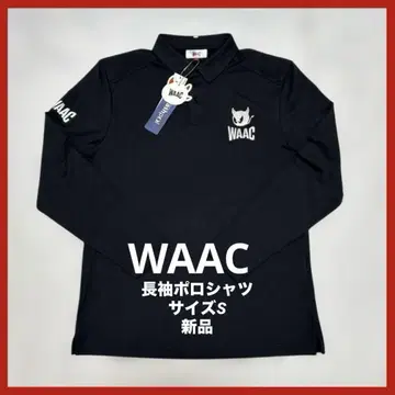 왁스 긴팔 골프웨어 사이즈 S 새상품 WAAC 피케 셔츠