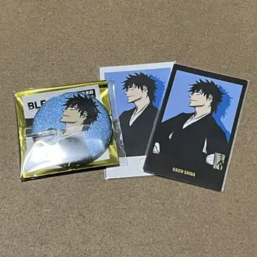 BLEACH WORLD 시바 카이엔 캔뱃지 인스턴트 사진풍 시트