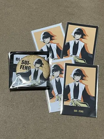 BLEACH WORLD 사쿠라기 캔뱃지 인스턴트 사진풍 시트