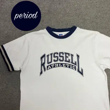 P2236 RUSSELL 아메카지 링거 티셔츠 구제 의류