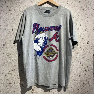 90s LEE SPORT MLB ATLANTA BRAVES 프린트 티셔츠