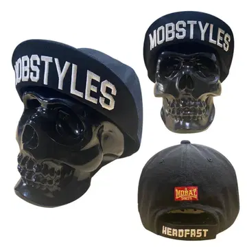 mobstyles 몹 스타일 HEADFAST 캡 블랙 러닝