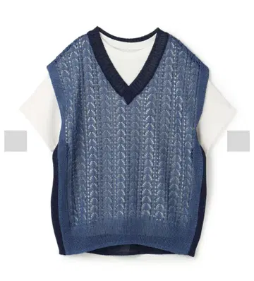 ATSURO TAYAMA 아츠로 타야마 V넥 니트 베스트 사이즈 36