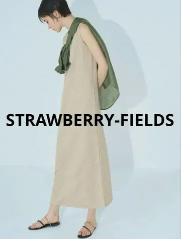 STRAWBERRY-FIELDS 슬리브리스 저지 원피스